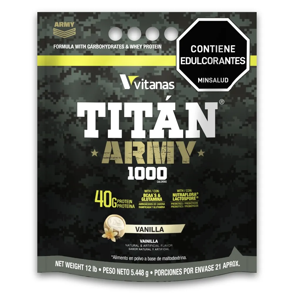 TITÁN ARMY x 12LB –Vainilla
