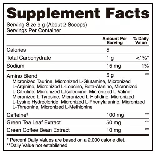 AMINO ENERGY 65 SERVICIOS