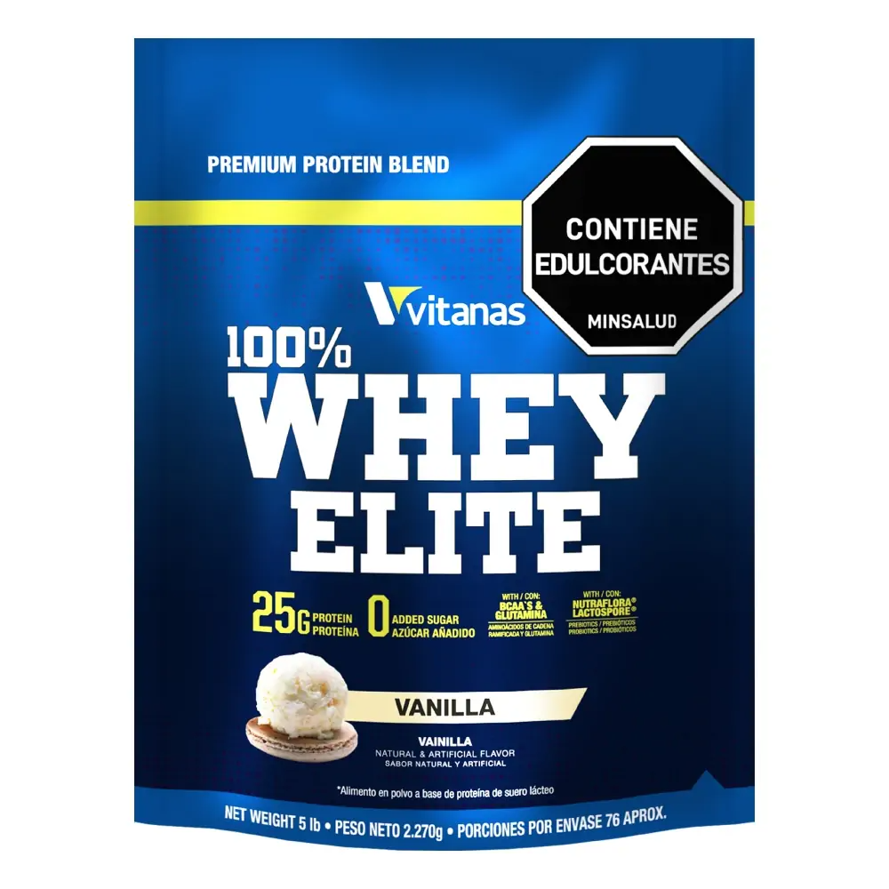 100% Whey Elite 5LB – Vainilla