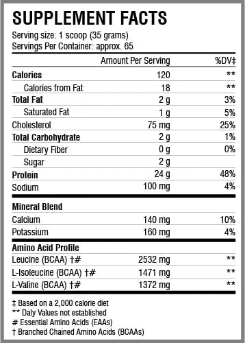 100% WHEY PROTEIN 5LBS