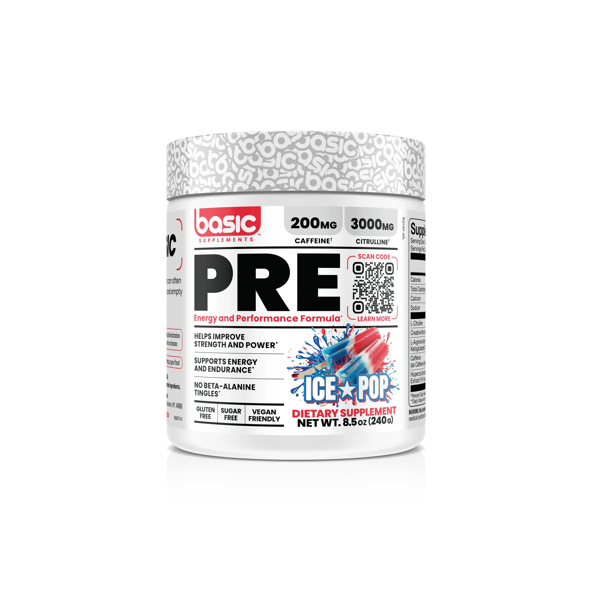 BASIC PRE WORKOUT 30 SERV