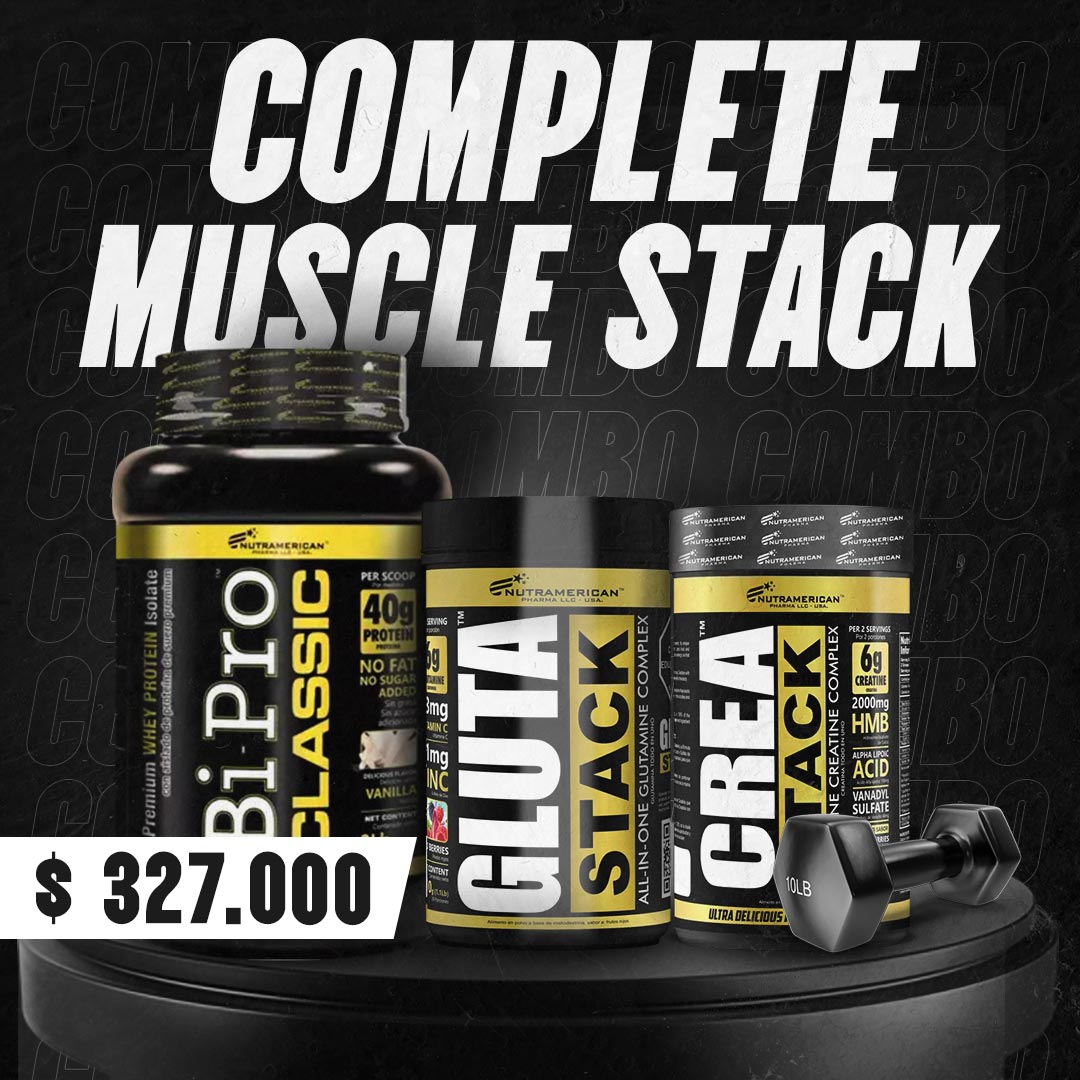 BIPRO 2LBS + CREA STACK + GLUTA STACK