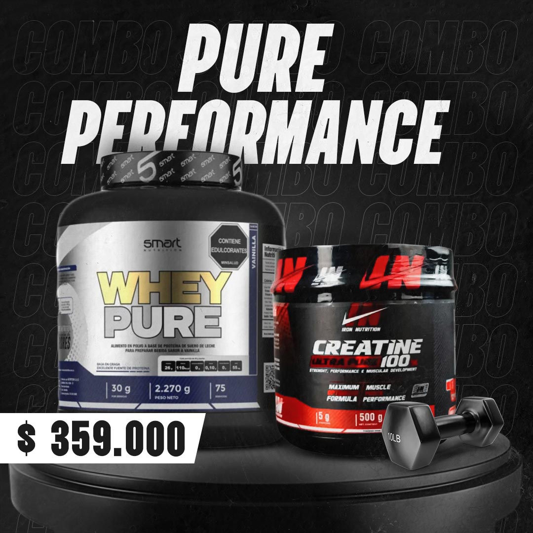 WHEY PURE 5LBS + CREATINA IRON 500GR