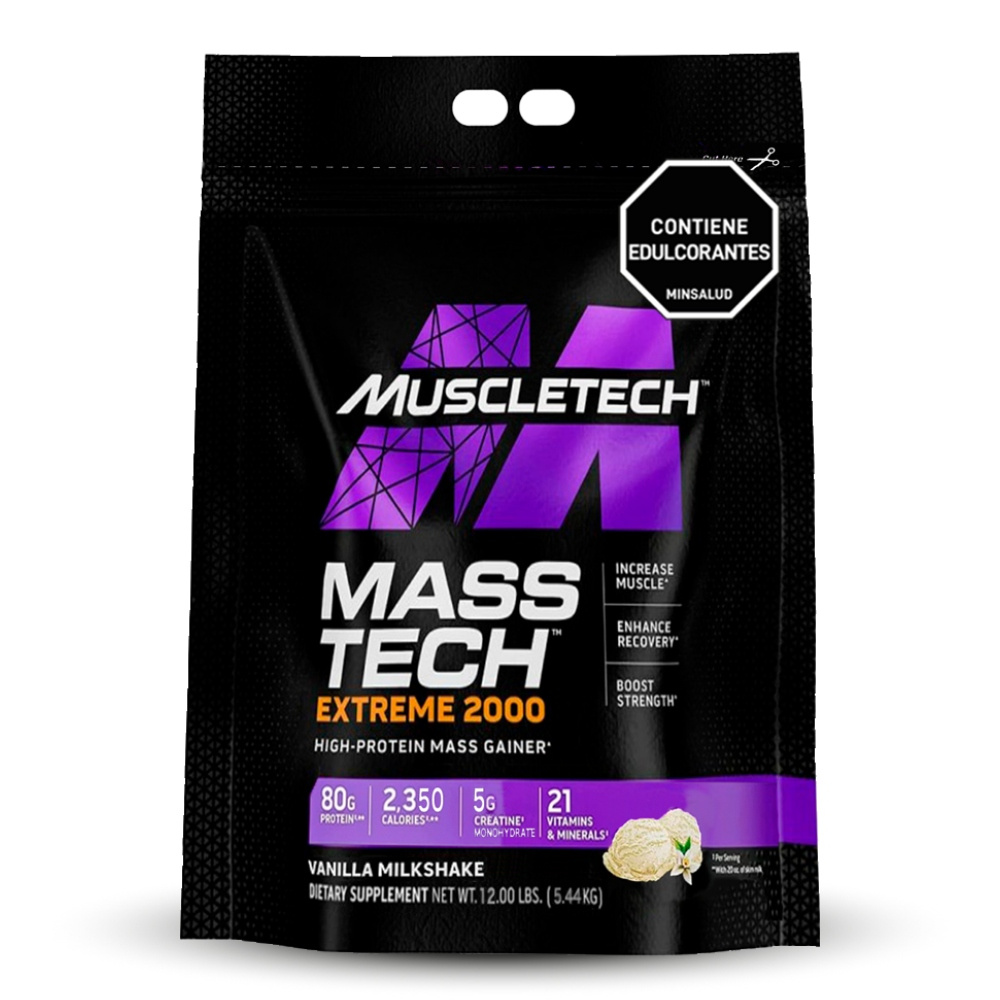 MASS TECH EXTREME 12LBS VAINILLA MILKSHAKE