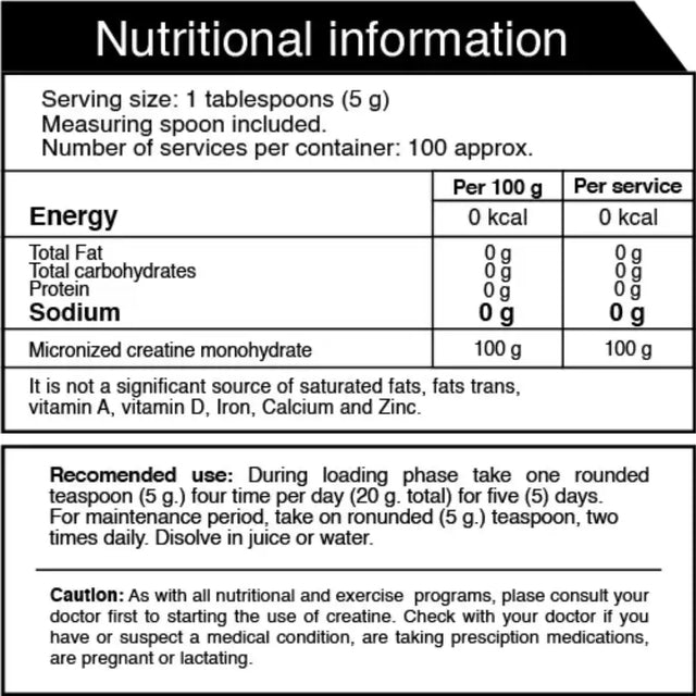 CREATINA IRON NUTRITION 500GR